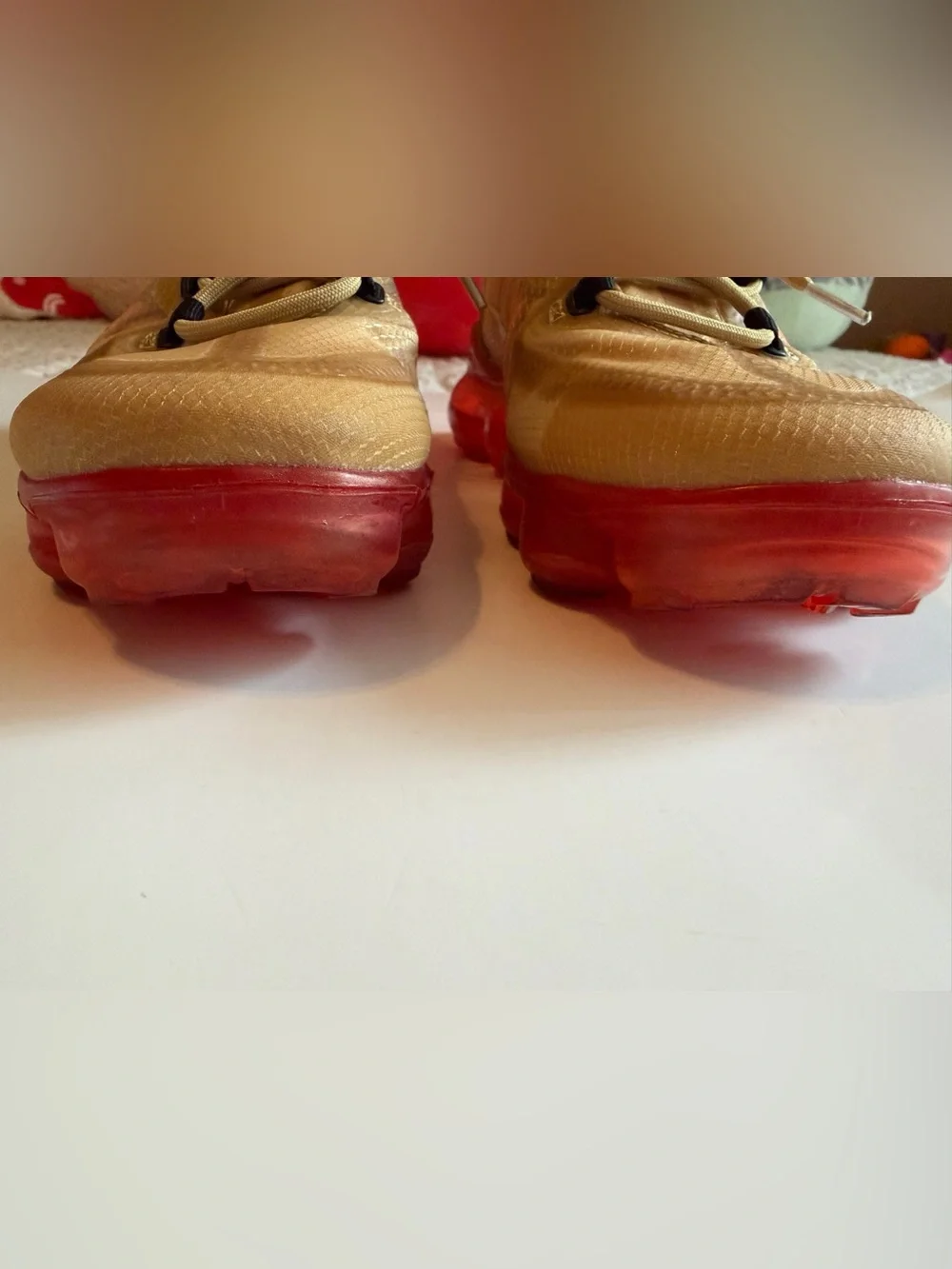 Air Vapormax 2019 Club Gold Ember Glow AR6631-701- Mens US Size 5 Shoes